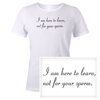 Image of Here To Learn. Short Sleeve Tee